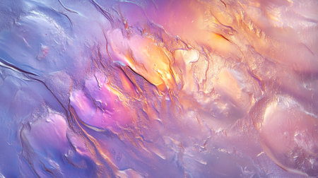 Abstract background of acrylic paint in pink and blue tones. High quality photo