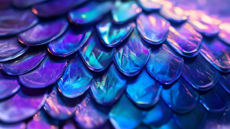 Close-up of a purple snake skin texture. Macro shot.