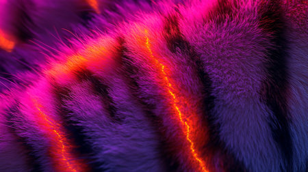3d rendering, abstract background with fractal animal fur texture.