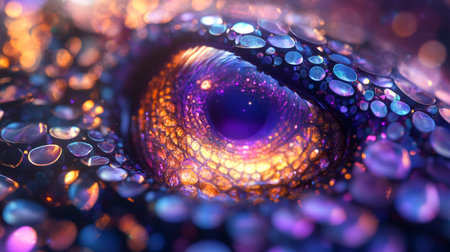 3D surreal illustration. Sacred geometry. Mysterious psychedelic relaxation pattern. Fractal abstract texture. Digital artwork graphic astrology magicの写真素材