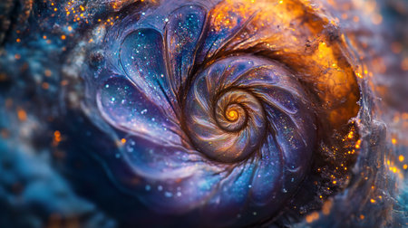 Abstract fractal. Fractal art background for creative design. Decoration for wallpaper, desktop,...