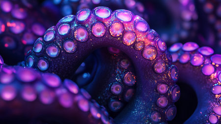 Octopus tentacles. Abstract 3d illustration of octopus tentacles.