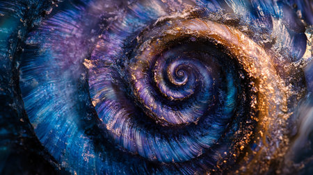 Abstract spiral background. Fractal art. Visionary surreal artwork. Mixed media. Graphic design....