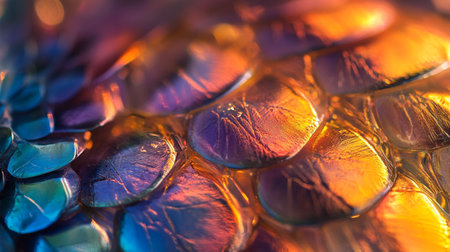 Macro shot of colorful glass texture. Abstract background and texture for design.