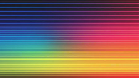 abstract colorful background with vertical stripes, lines and blur effect.の写真素材