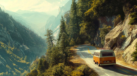 Yosemite National Park, California, United States. Road trip
