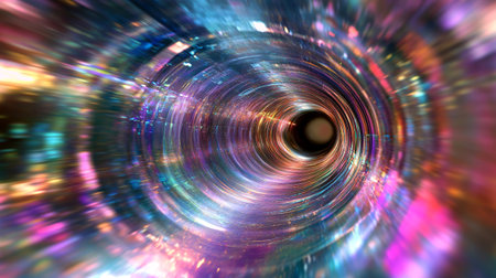 abstract background with a spiral in the center. 3d renderingの写真素材