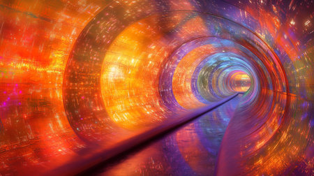 3D surreal illustration. Sacred geometry. Mysterious psychedelic relaxation pattern. Fractal...