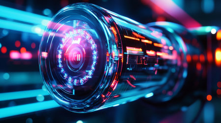 Futuristic HUD interface. Abstract background. 3d rendering.の写真素材