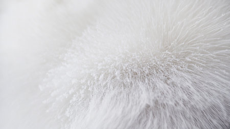 White fur texture. Close up of white fur texture. White fur backgroundの写真素材