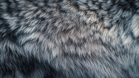 Texture, background. Fur of a wild dog. Fox fur.の写真素材