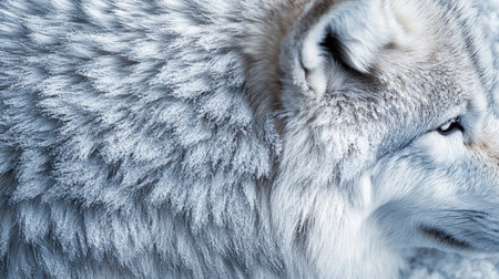 Close up of the head of an arctic wolf. Toned.の写真素材