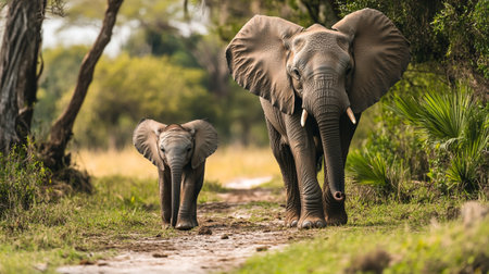 Elephants in Chobe National Park, Botswana, Africa