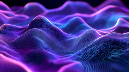 Data technology abstract futuristic illustration. Low poly shape with connecting dots and lines on...