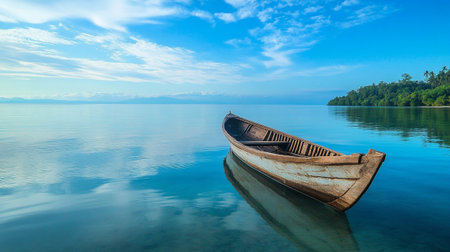 Boat on the lake at Koh Lipe, Satun, Thailand