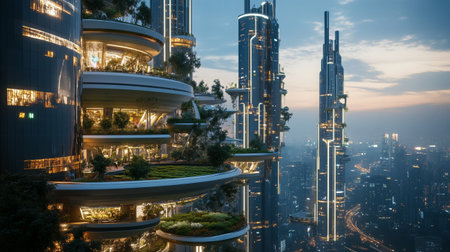 Shanghai Lujiazui Finance and Trade Zone of the modern city