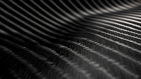 abstract black background with lines and waves. 3d render illustrationの写真素材