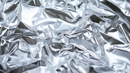 Close up of aluminum foil texture background. Abstract background for design.