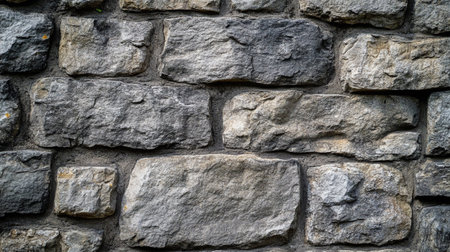 Background of stone wall texture. Old grey stone wall texture background.