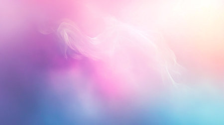 Abstract background with bokeh defocused lights and shadow in pastel colorsの写真素材