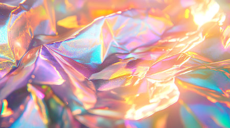 Holographic foil texture background. Holographic foil texture.の写真素材