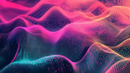 Abstract polygonal space low poly dark background with connecting dots and lines. Connection...