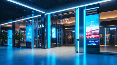 Garibaldi Towers interior shotの写真素材