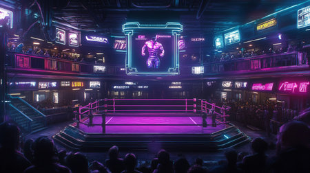 EPICENTER Counter Strike: Global Offensive esports event. The main stage of the event is the World Cup in esports.の写真素材