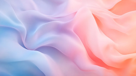 Abstract background of blue and pink satin fabric. Vector illustration.の写真素材