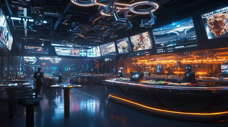 The interior of the night club in Bangkok, Thailand.の写真素材