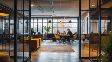 Business people having a meeting in modern office. Business people having a meeting in modern office.の写真素材