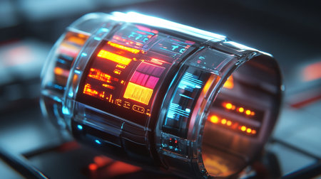 Close-up shot of a speedometer. 3d rendering.
