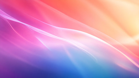 abstract background with smooth lines in pink, blue and purple colors