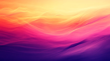 abstract background with wavy lines in purple and orange colors.