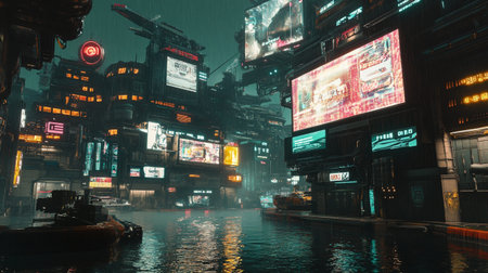 Night view of the streets of the city of Tokyo, Japan.のeditorial素材