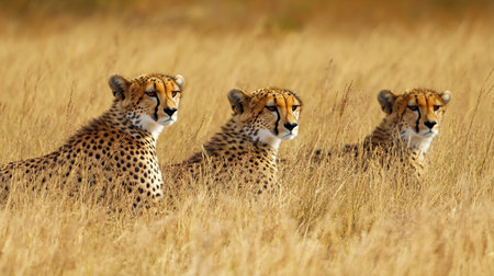 Cheetah (Acinonyx jubatus) in Serengeti National Park, Tanzania
