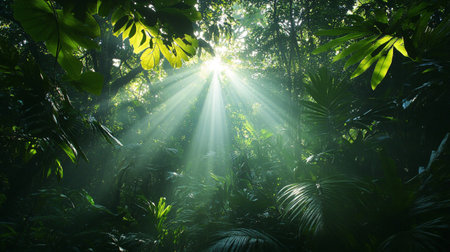 Sunlight in the jungle