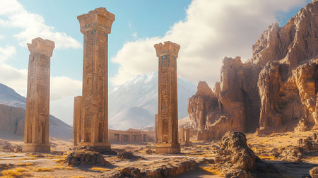 Ruins of the ancient city.