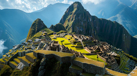 Machu Picchu, Peru. The lost city of the Inca Empire.