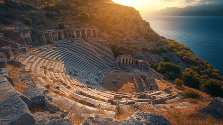 Ruins of the ancient Greek city of Ephesus, Turkey