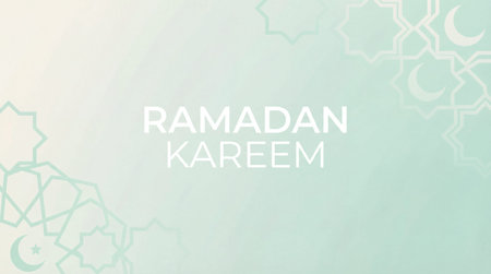 Ramadan Kareem Greeting Card, Ramadan Kareem Background.の素材
