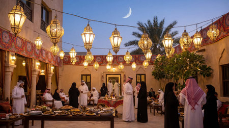Muslim pilgrims from all over the world gathered to perform Umrah or Hajj at the Haram Mosque in Mecca, Saudi Arabia, days of Hajjの素材