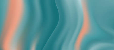 Background design with liquid orange and green paint flow. Abstract fluid web header backdrop design.の写真素材
