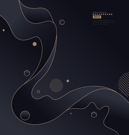 Wave background with modern colors. Abstract elements and dynamic shapes. Vector illustration for banners, flyers and website.のイラスト素材