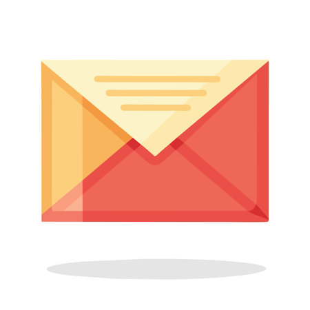 Envelope icon. Flat illustration of envelope icon for web designのイラスト素材