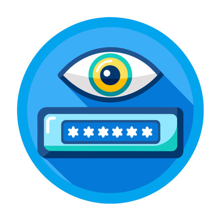 Eye scan icon. Flat illustration of eye scan icon for web designのイラスト素材