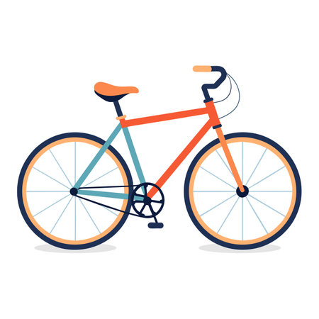 Bicycle icon. Flat illustration of bicycle vector icon for web designのイラスト素材