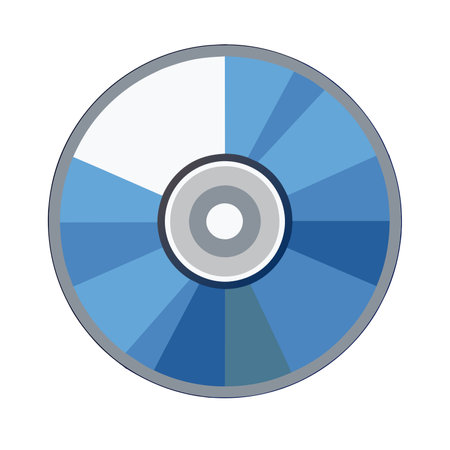 Compact disk icon. Flat illustration of compact disk vector icon for webのイラスト素材