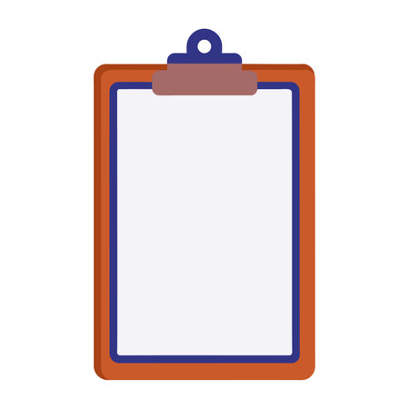 clipboard with paper isolated icon vector illustration designicon vector illustration designのイラスト素材