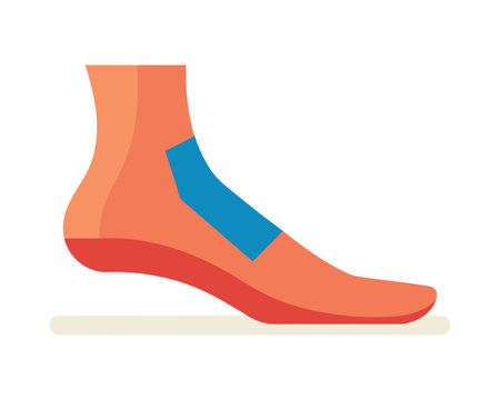 Footwear flat icon, vector graphics, a colorful solid pattern on a white background, eps 10.のイラスト素材